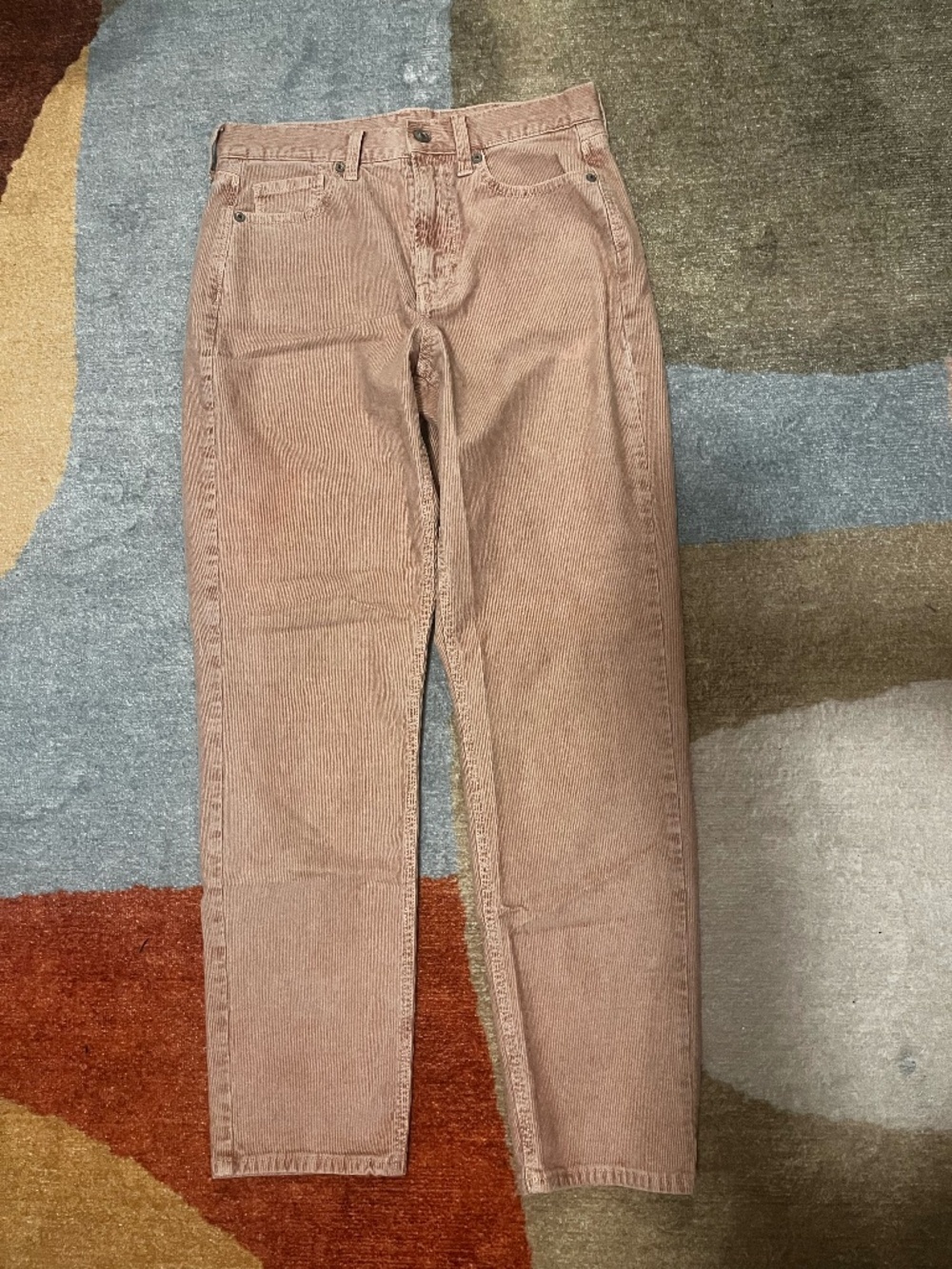 American Eagle Pink Corduroy Jeans